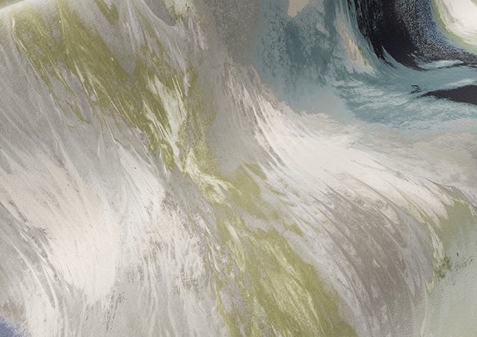 Interstellar, Teal - Twist&Fit Roman Blind - Image 4